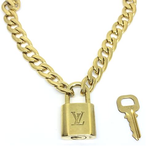 padlock louis vuitton necklace|louis vuitton monogram necklace.